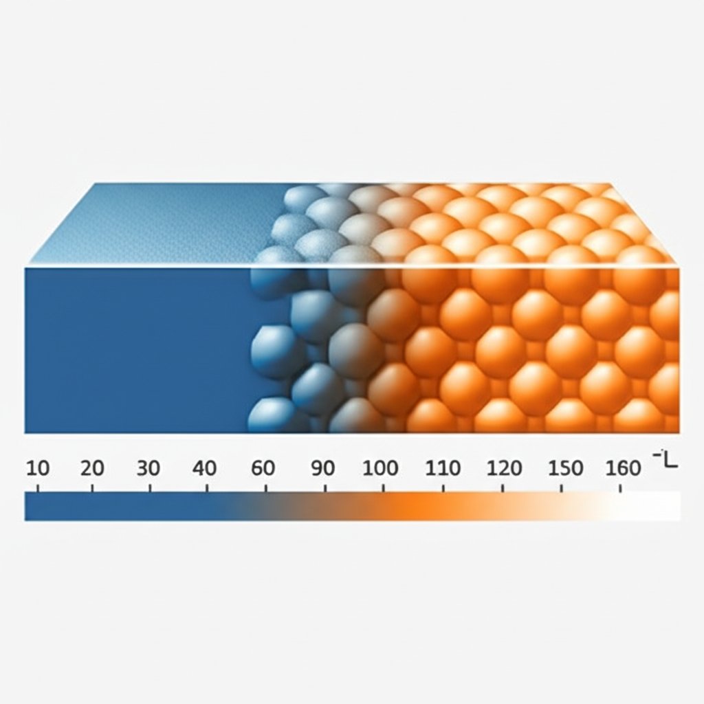 visualizing the phase transition of metal from solid to liquid at its melting point