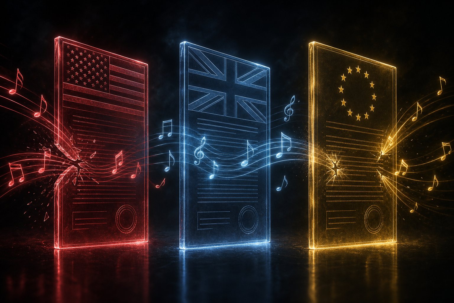 ai music copyright rules vary significantly between the us uk and eu creating challenges for global distribution