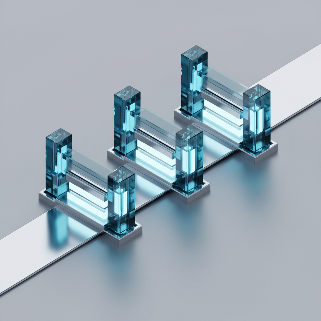 conceptual illustration of a progressive die strip layout process