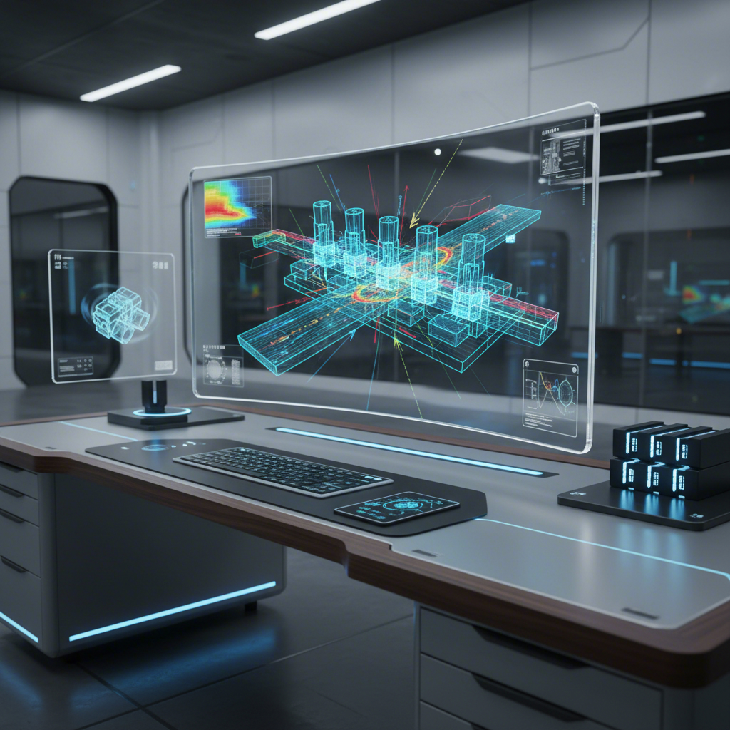 simulation of a progressive die strip layout using advanced cad software