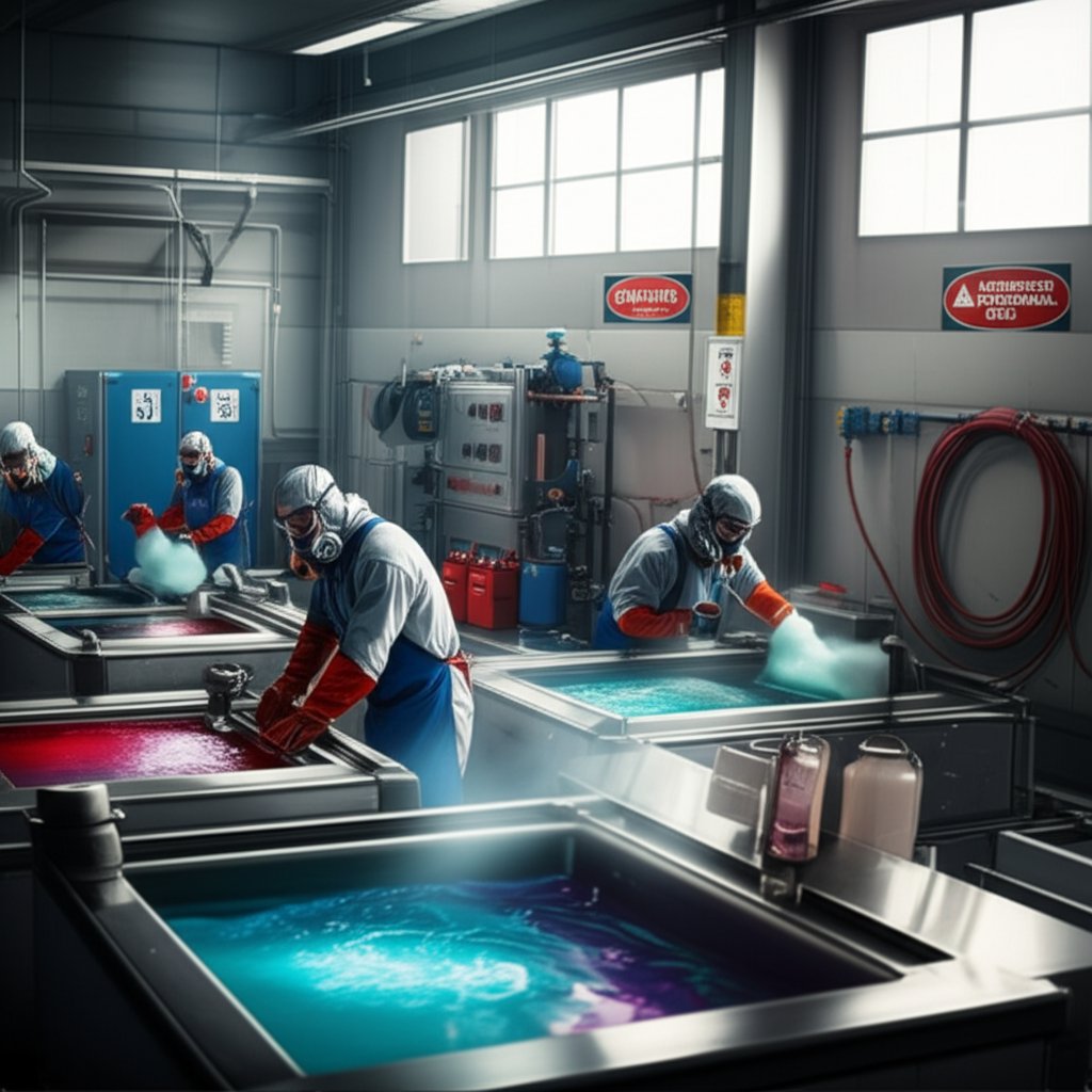 safe and sustainable practices in electroless nickel plating operations