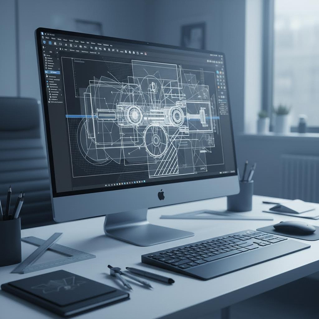 cad software interface showing vector file preparation for laser cutting