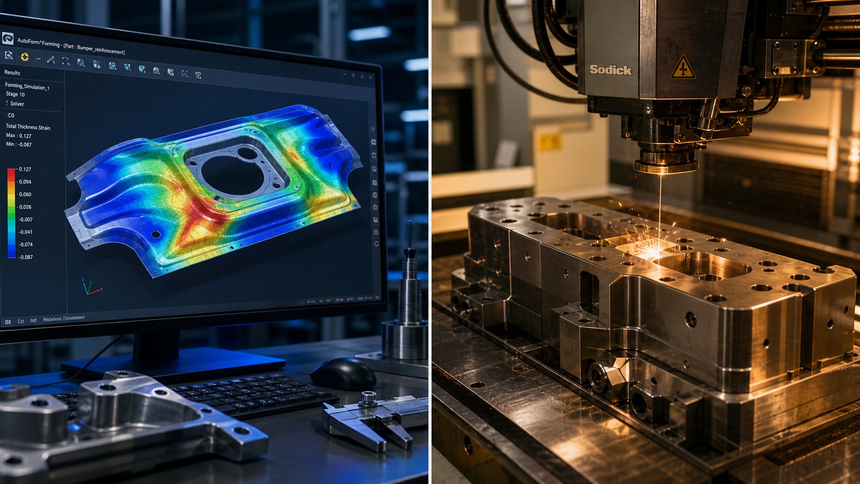 from cae simulation to wire edm machining %E2%80%94 the die design workflow bridges digital analysis with precision manufacturing