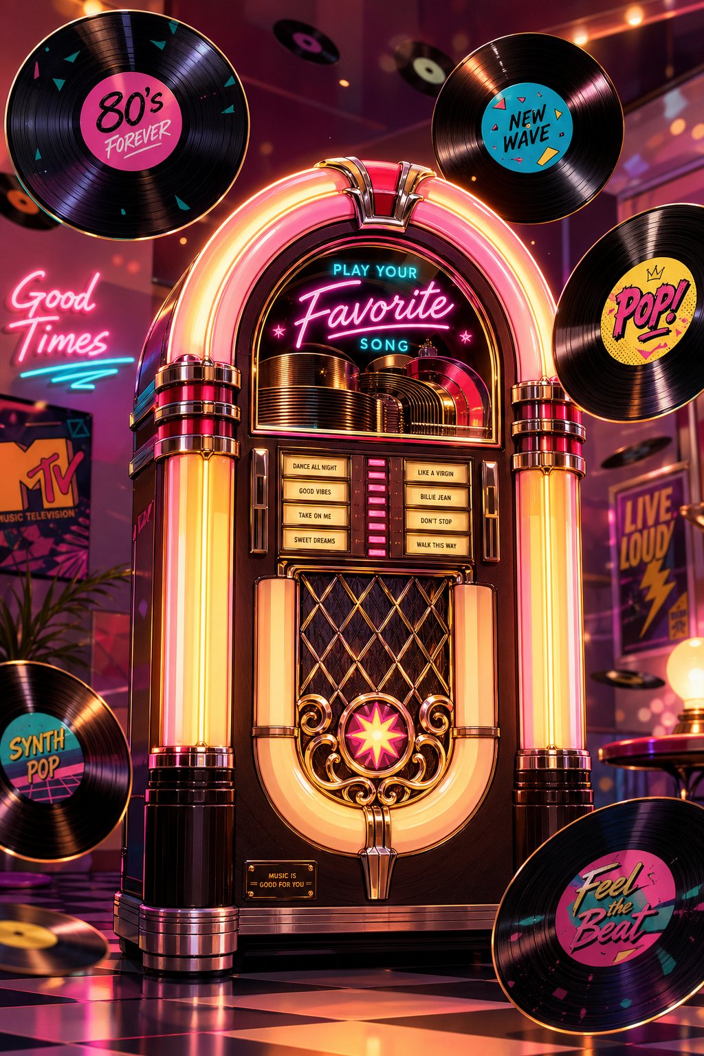 pop music spans decades of high tempo hits that keep playlists energized and moving