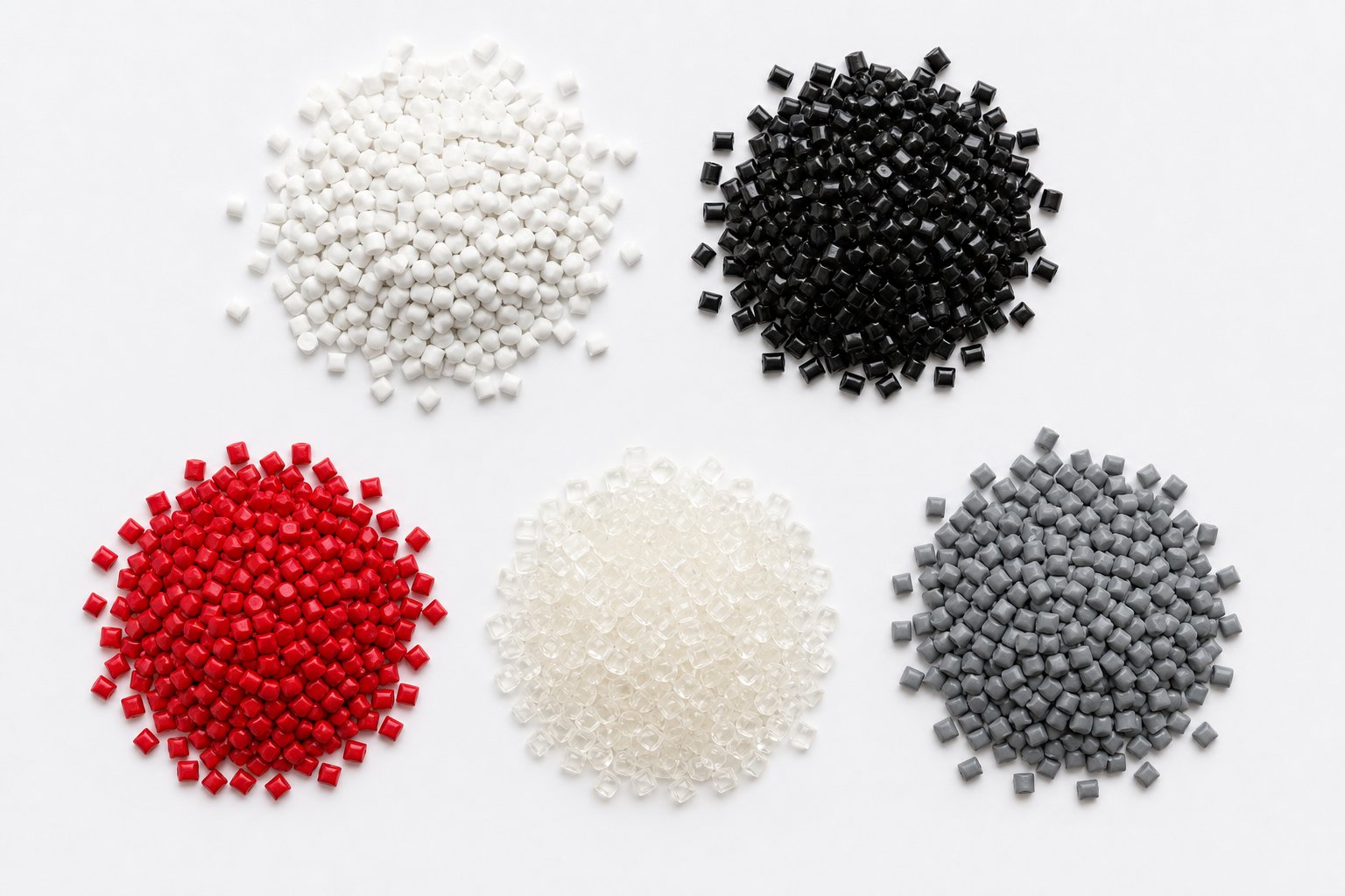 different masterbatch types including white black chromatic color additive and filler variants
