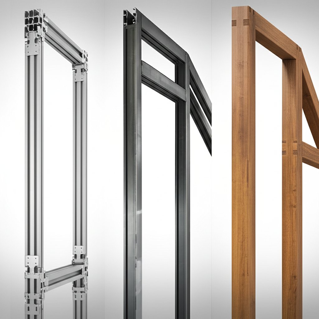 comparison of 8020 aluminum steel and wood framing systems