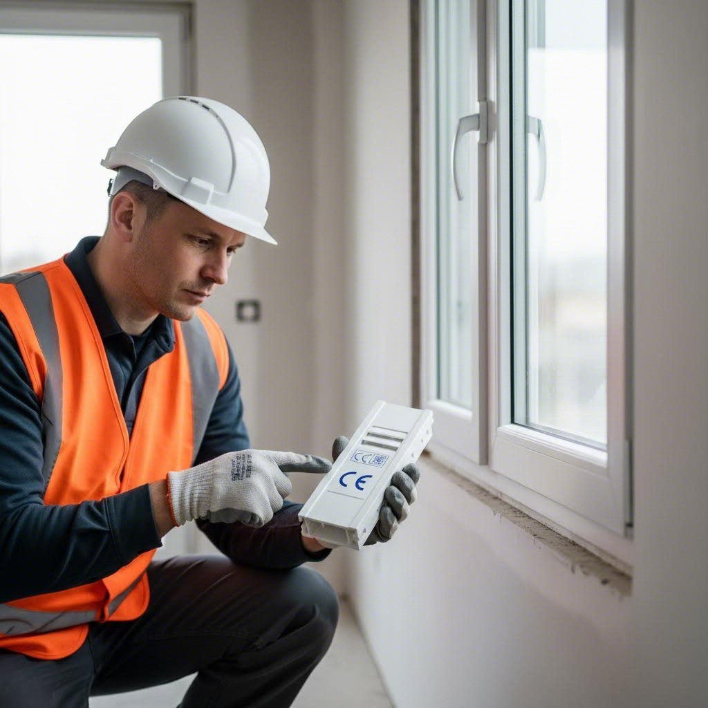 professional trickle vent installation ensuring building regulation compliance