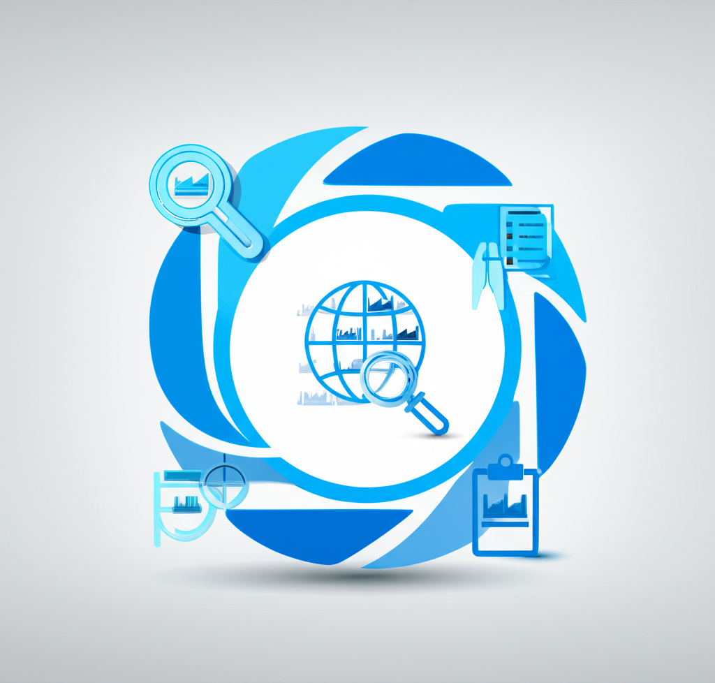 diagram showing the key steps in a strategic supplier sourcing cycle