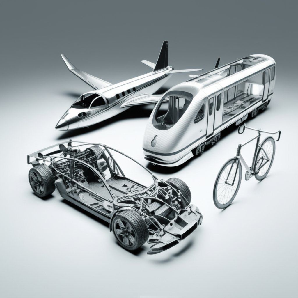 aluminium enables lightweight design in cars airplanes trains and bicycles