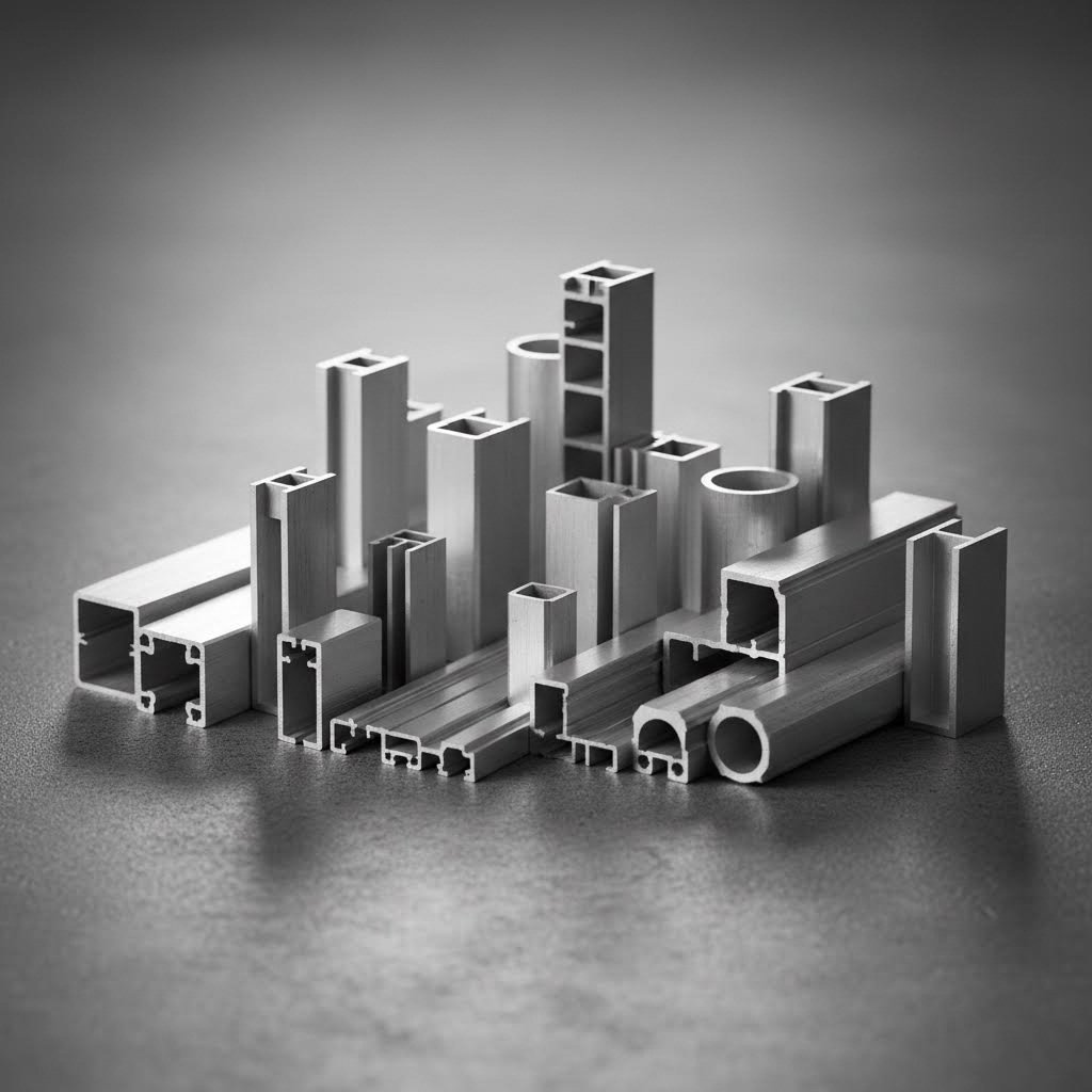 various aluminum extrusion profiles designed for thermal barrier treatment applications