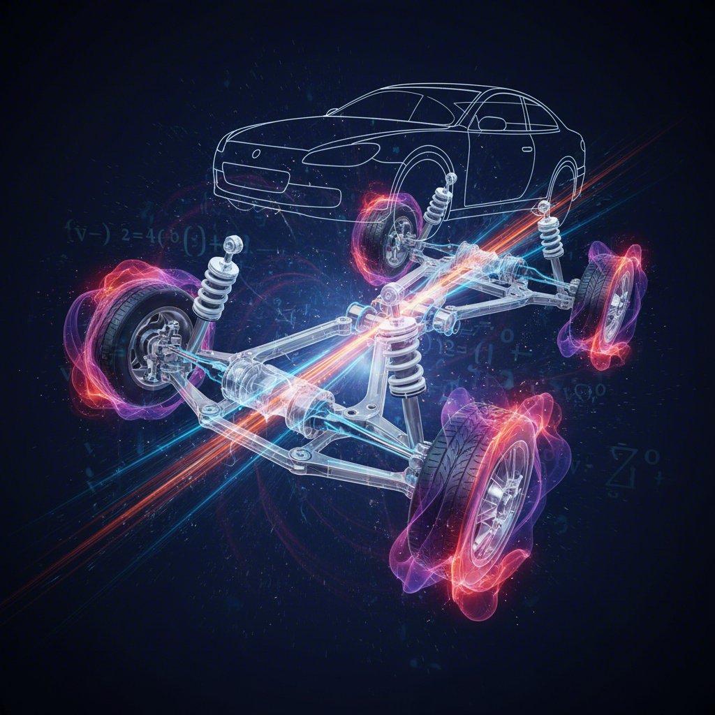 diagram showing the forces managed by vehicle control arms