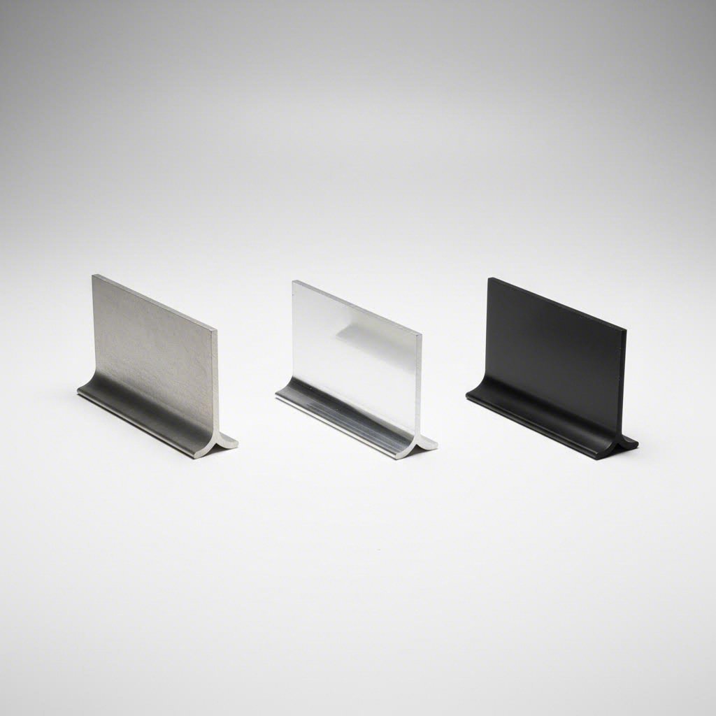 aluminum extrusion surface finishes mill finish clear anodized and black anodized