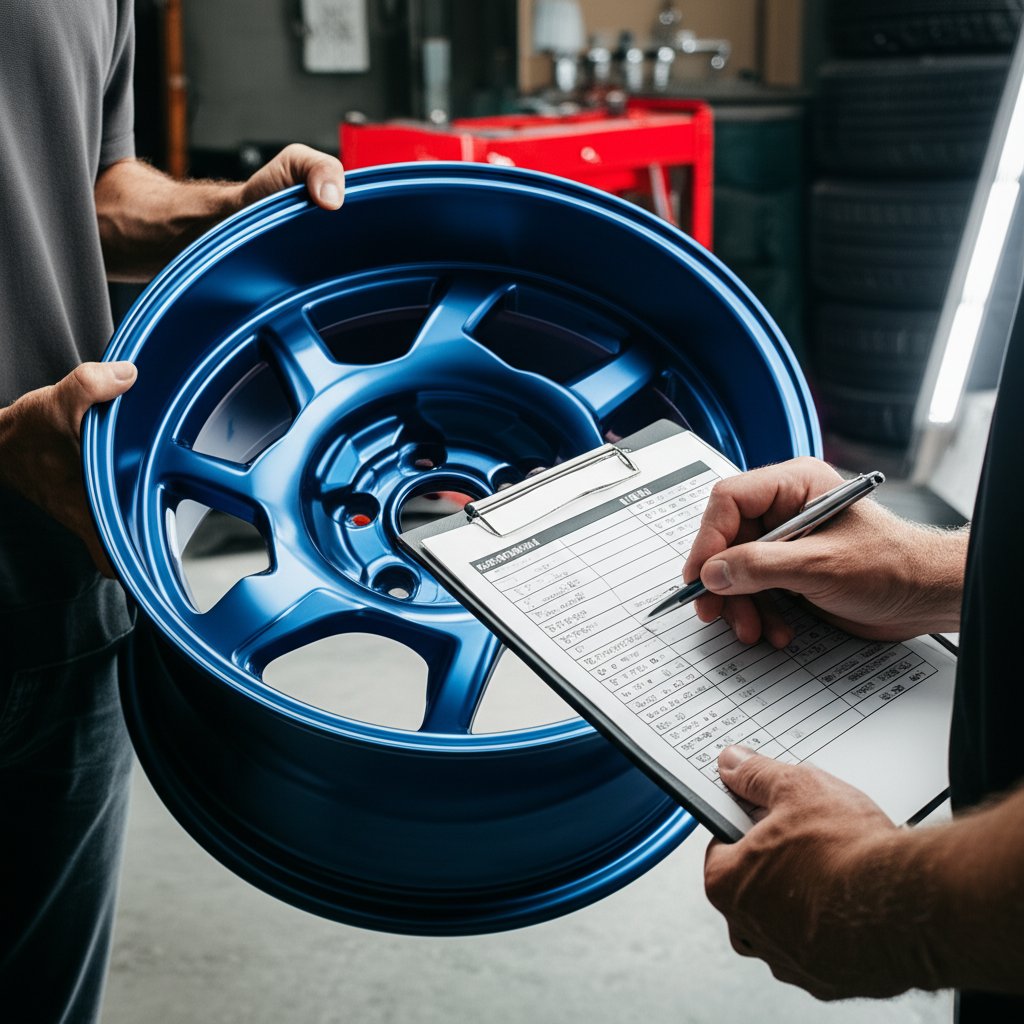 evaluating powder coating rim costs and service details