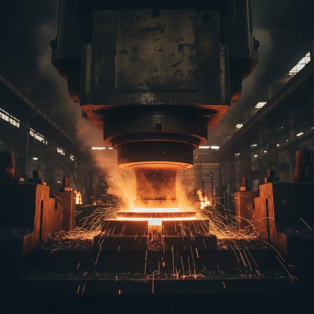 upset forging transforms heated steel into high strength axle components through controlled compression