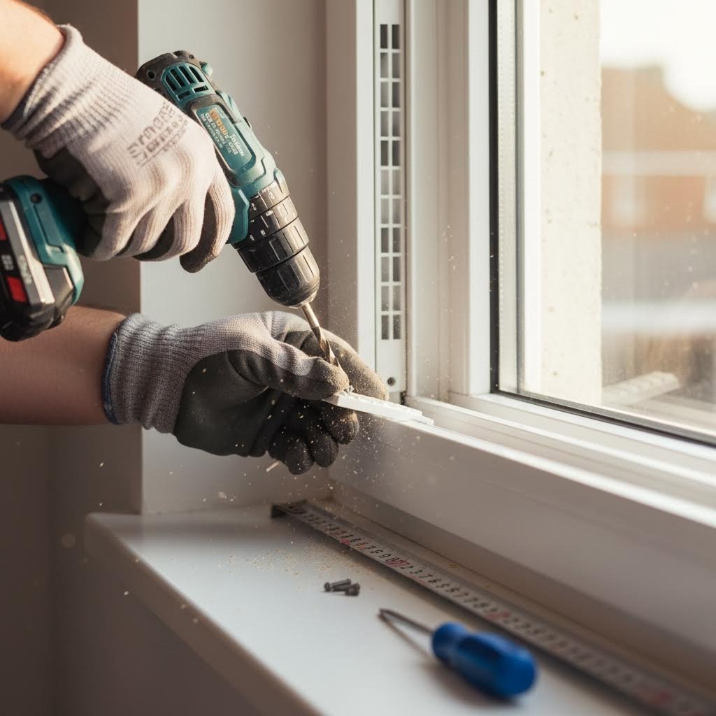 diy trickle vent installation on upvc frames requires basic tools and careful measurement