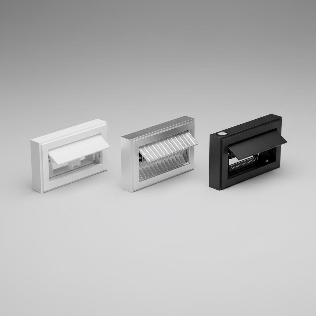 standard acoustic and humidity controlled trickle vents offer different features for various needs