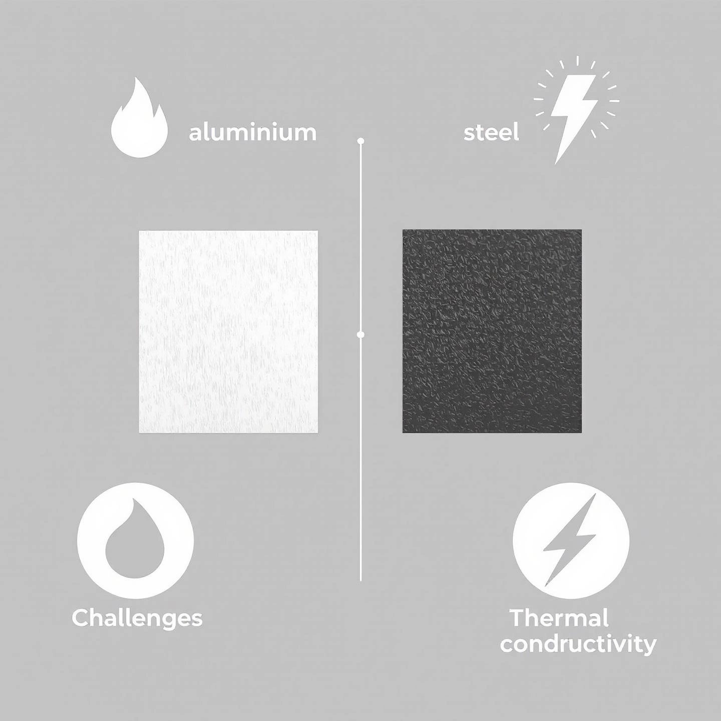 diagram illustrating the key challenges of joining aluminum and steel
