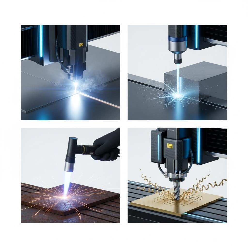 comparison of laser waterjet plasma and cnc cutting technologies