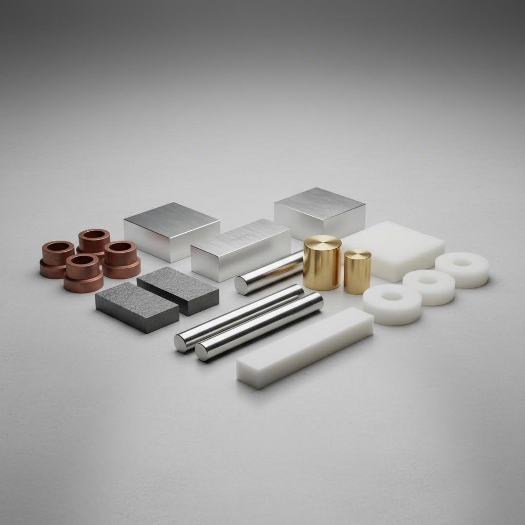 common cnc machining materials including metals and engineering plastics