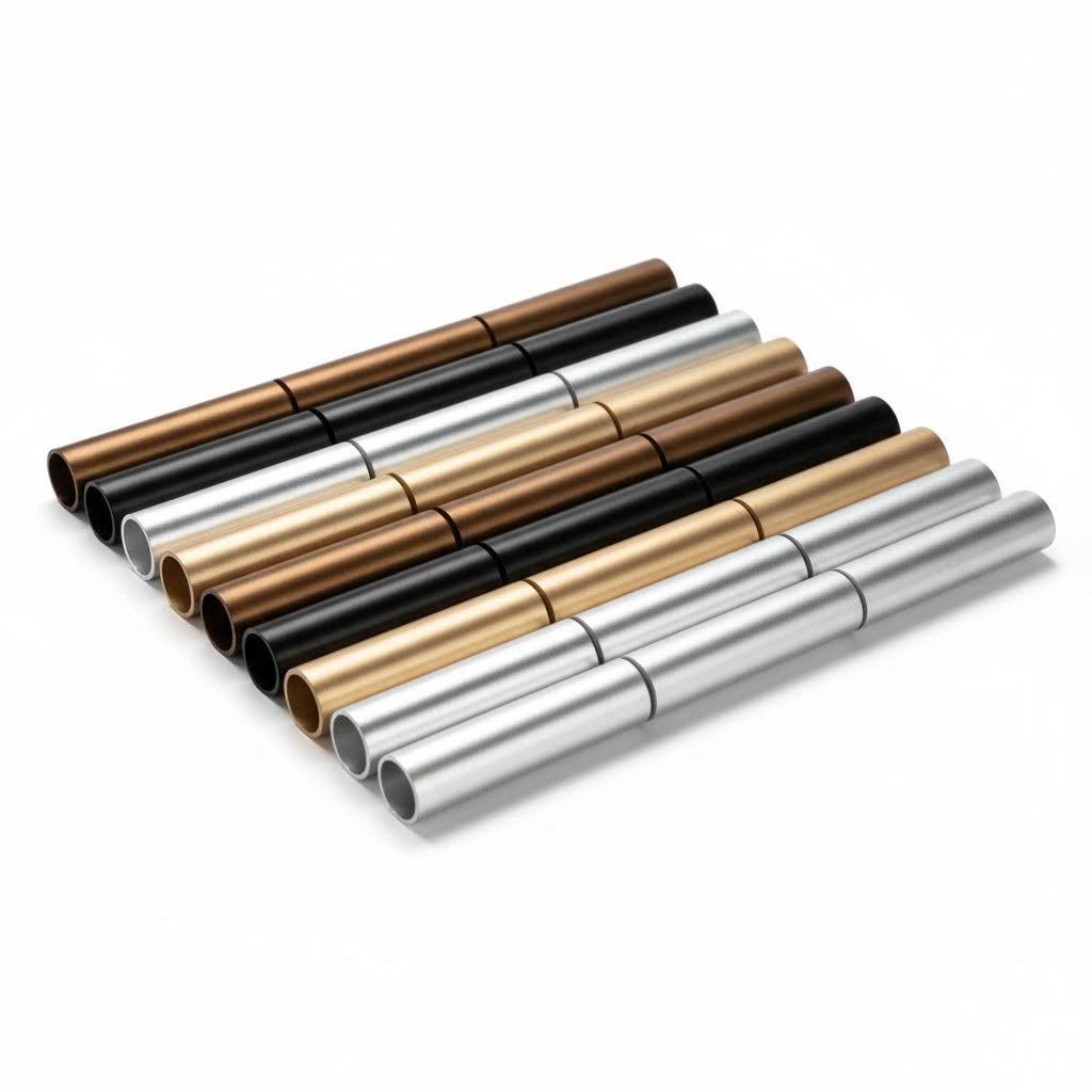 anodized finishes provide durable color options for aluminum tubes