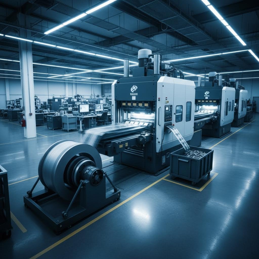 high volume progressive die operation maximizing production efficiency