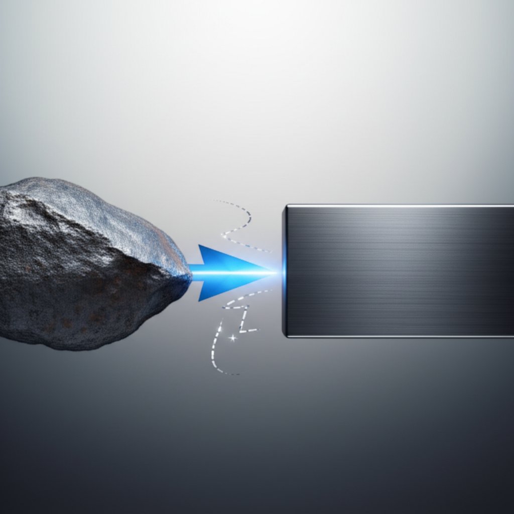 comparison of a magnet attracting iron but not aluminum