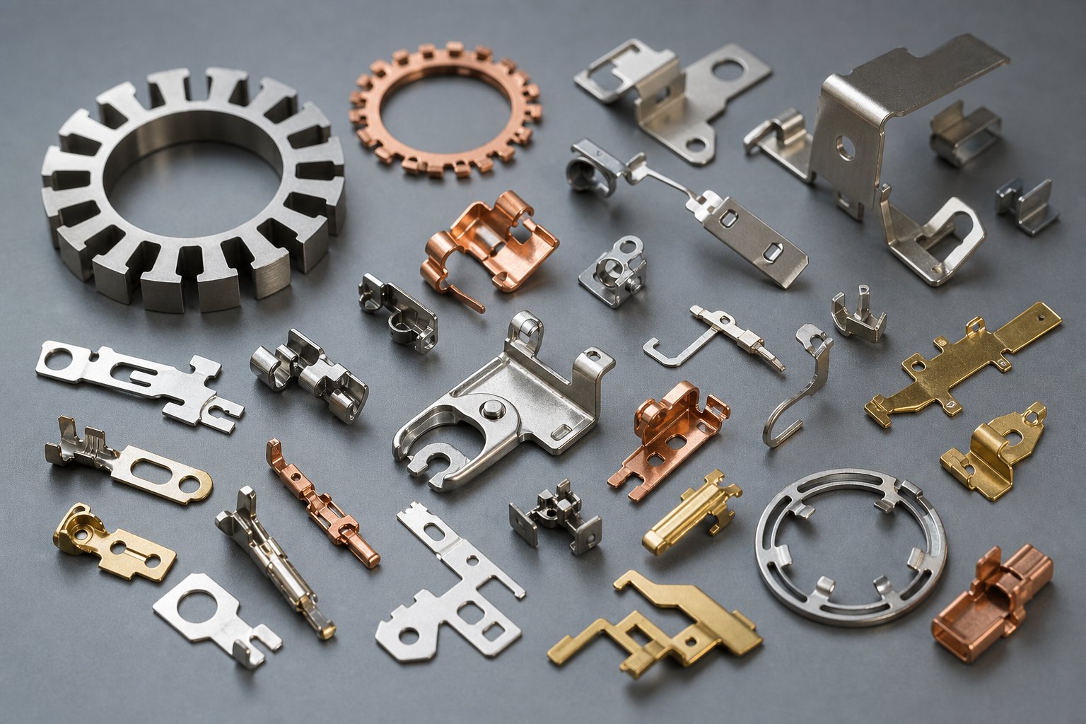 info-1-1 progressive stamping produces diverse precision parts for automotive medical electrical and industrial applications