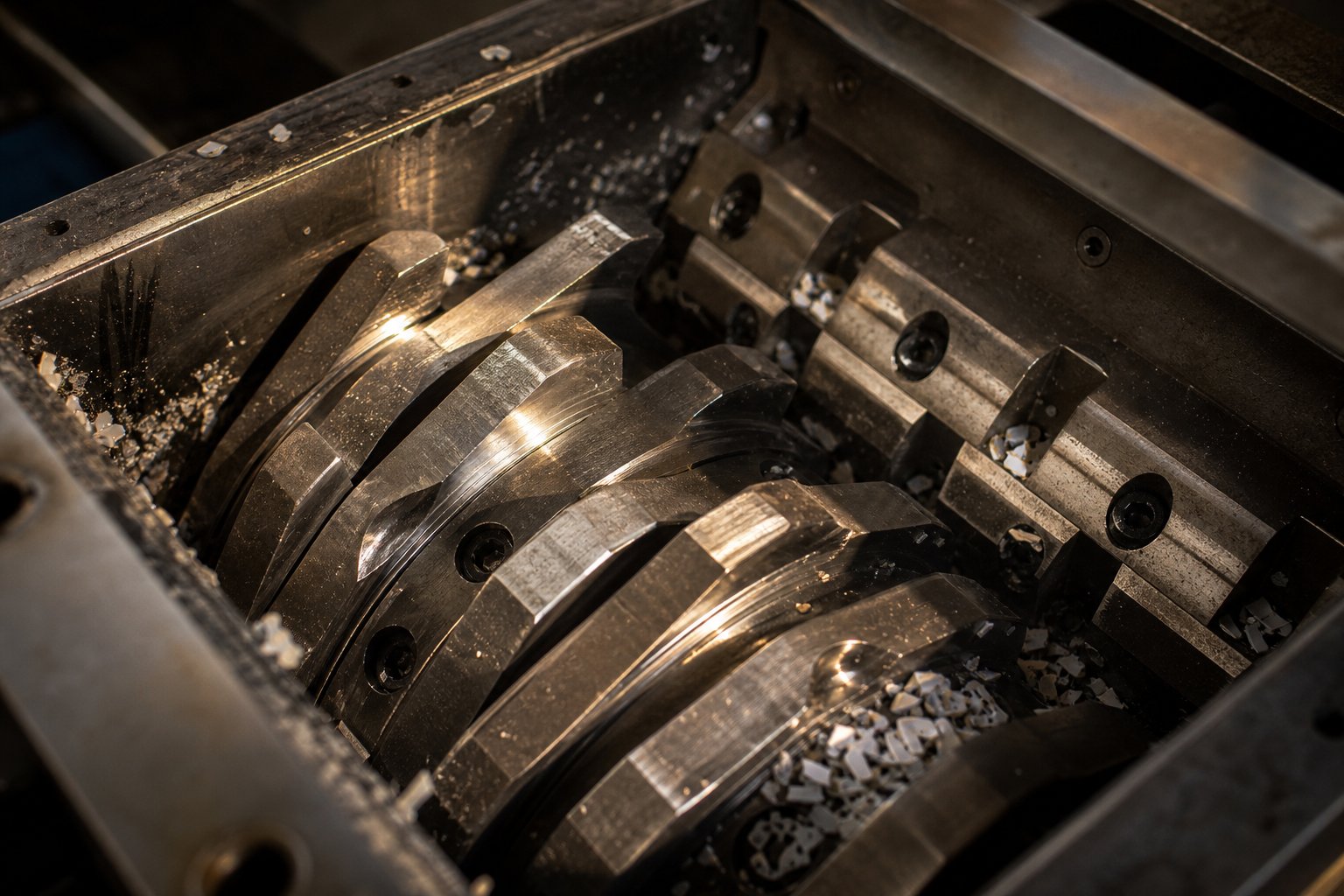 granulator blade inspection during maintenance %E2%80%94 blade condition directly affects cut quality and defect generation