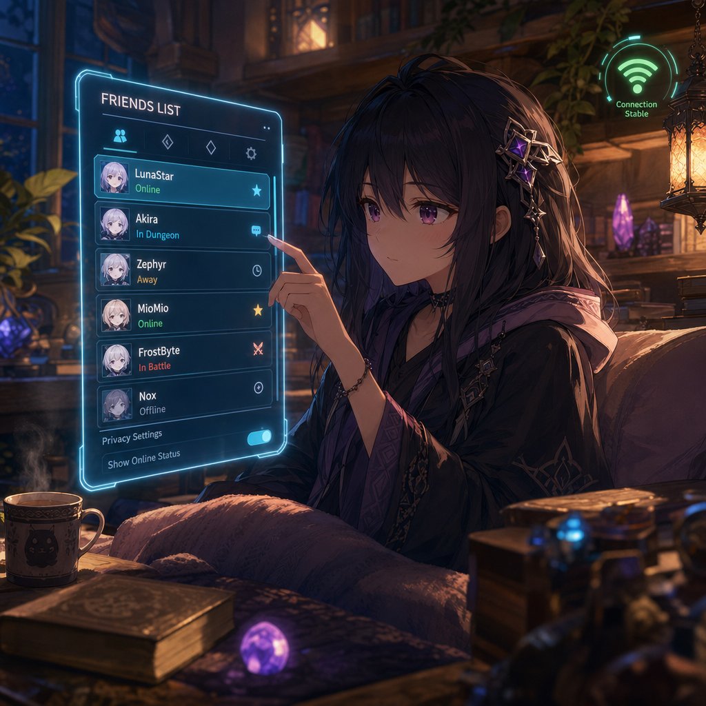 adjusting co op permissions lets you block join requests but does not hide your online status from friends