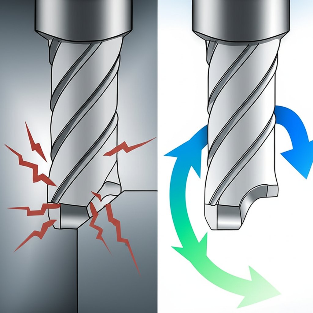 diagram showing how tool paths are optimized with rounded internal corners in dfm