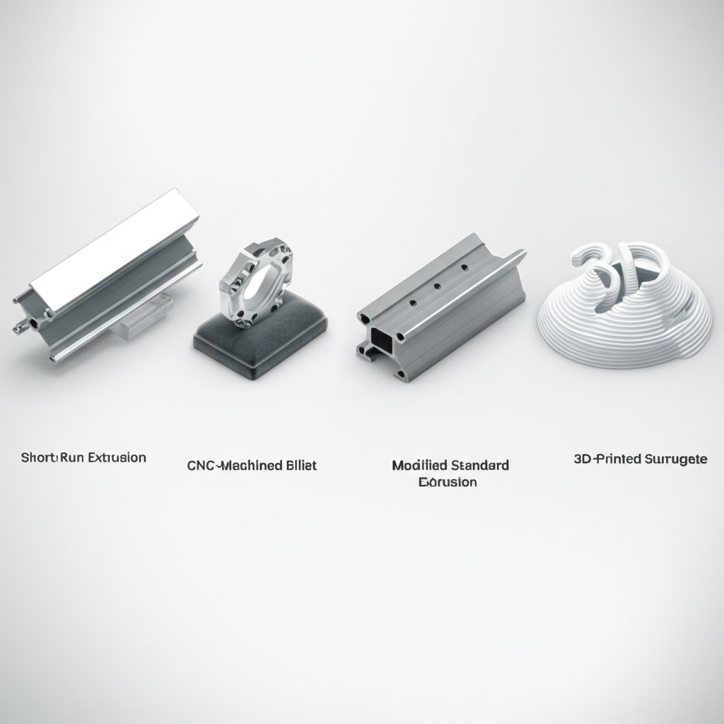visual overview of main prototyping methods for aluminum extrusions