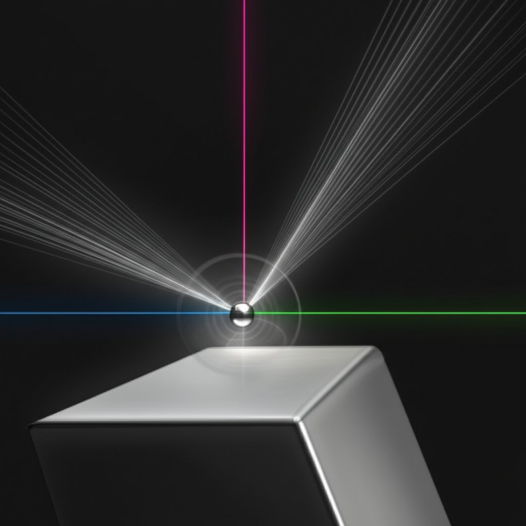 diagram illustrating the three axis coordinate system used in cmm inspection
