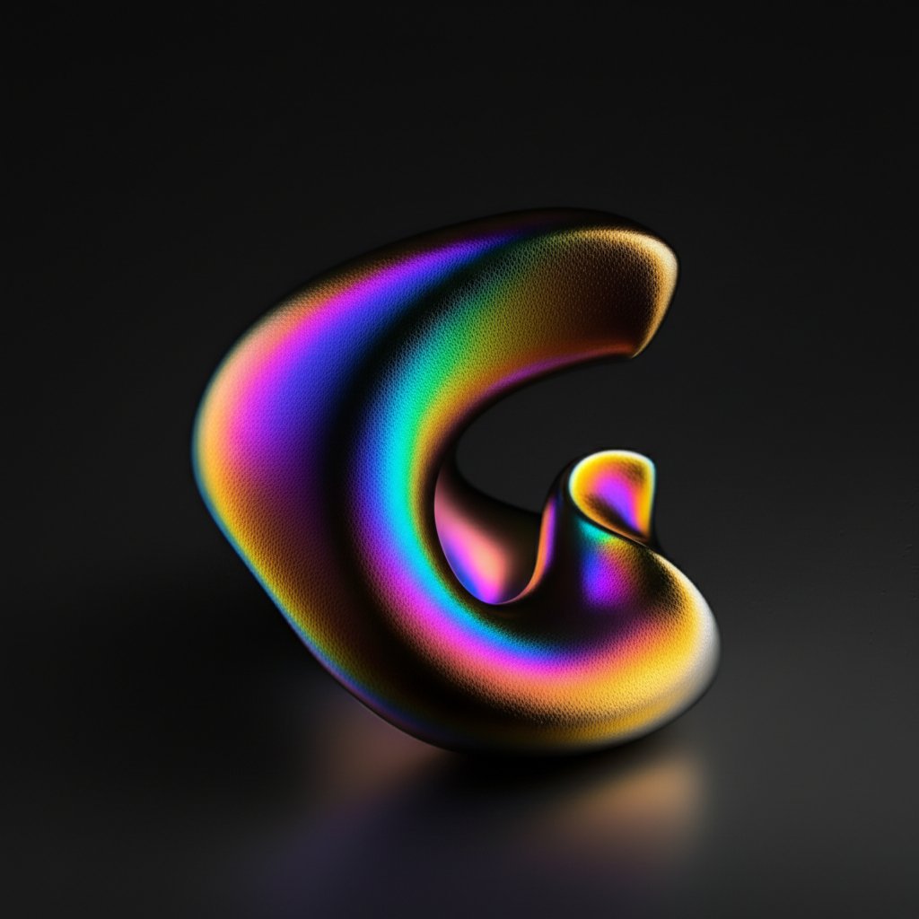 titanium surface showing vibrant colors created by light interference in the oxide layer