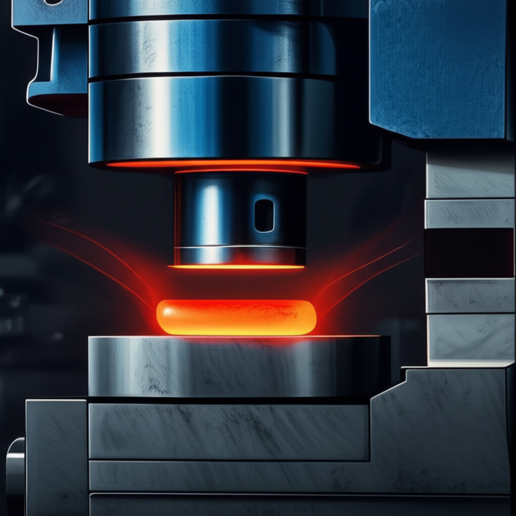 visualizing the steps of the closed die hot forging manufacturing process