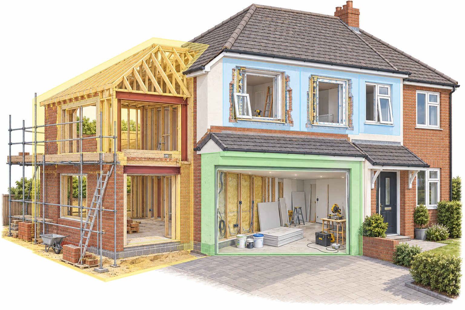 common residential project types that trigger trickle vent requirements under building regulations