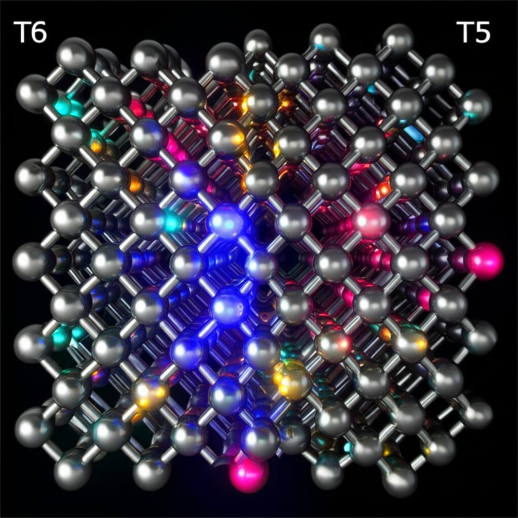 conceptual diagram showing the structural impact of t5 vs t6 temper on aluminum