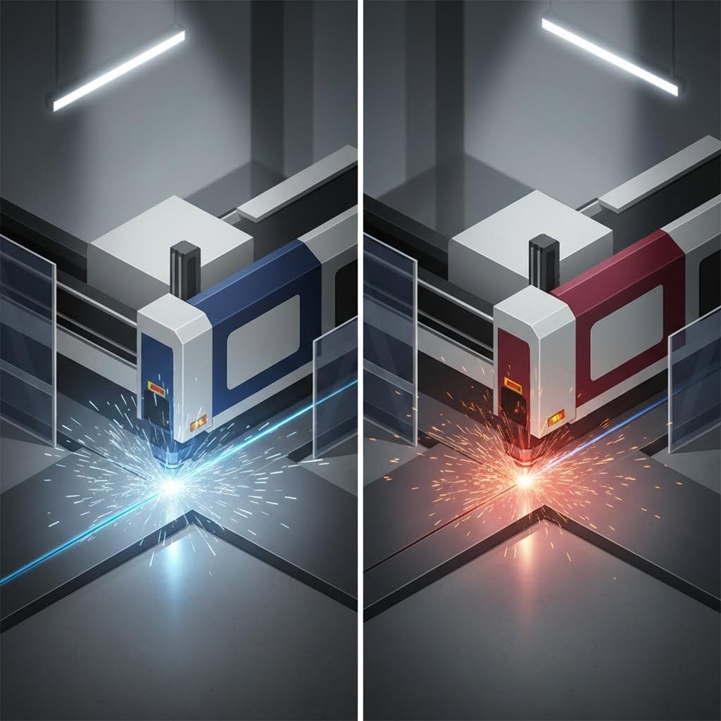 fiber laser and co2 laser systems compared for steel cutting applications