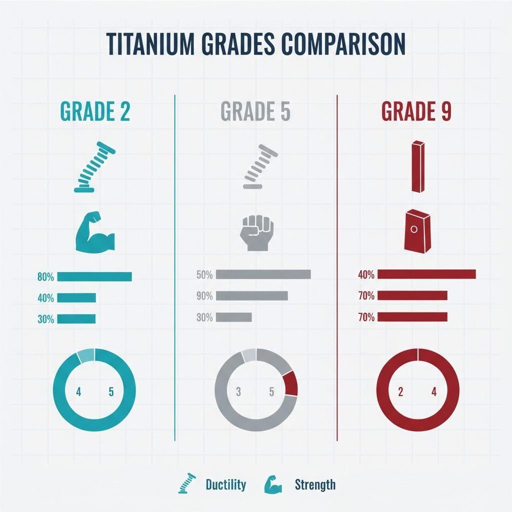 Comparison of titanium grades for automotive stamping formability