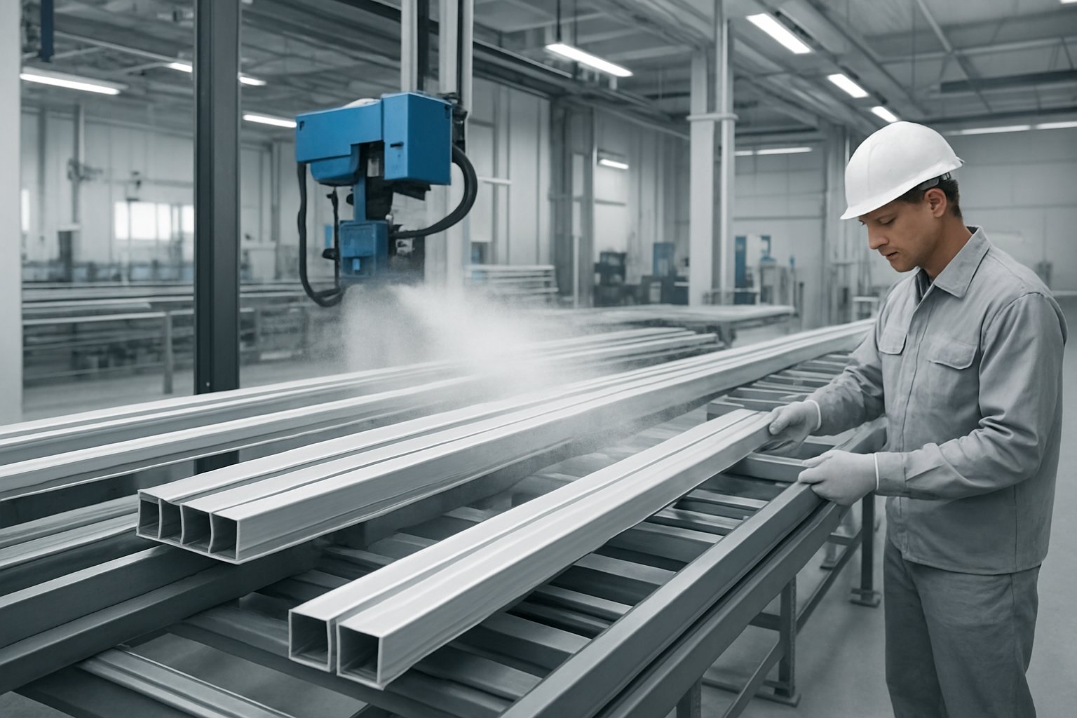 aluminium powder coating relies on careful preparation coating and inspection