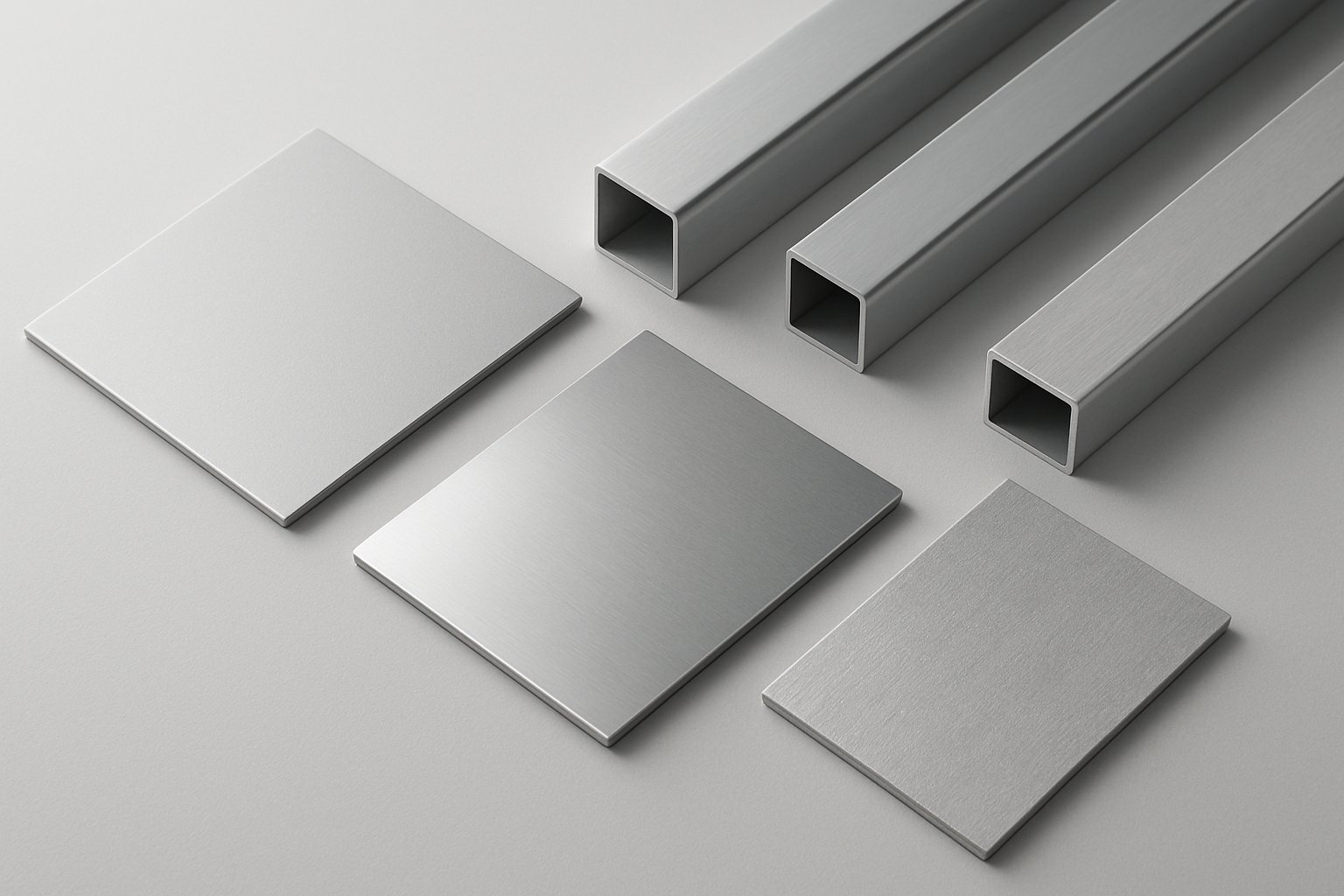 different aluminium finishes create distinct looks and performance expectations