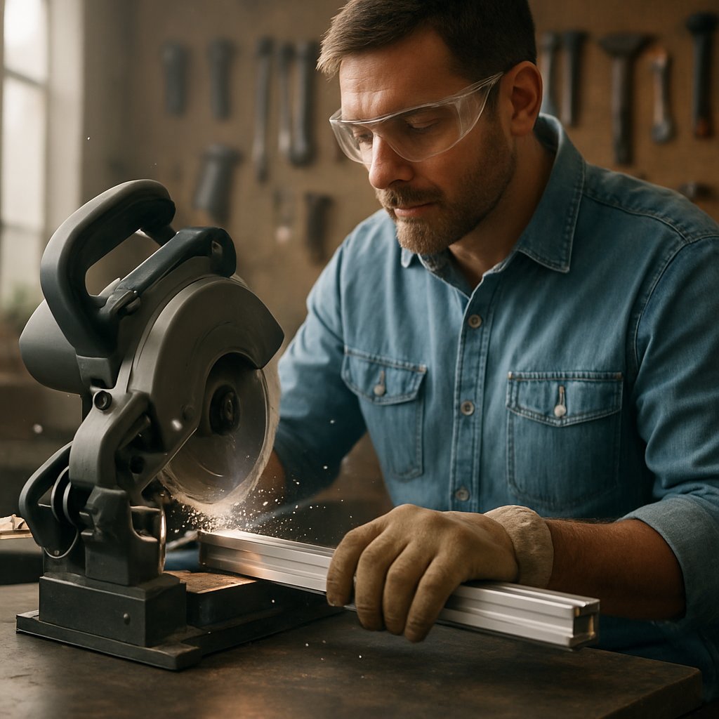 smooth feed and secure clamping for a cleaner aluminum cut