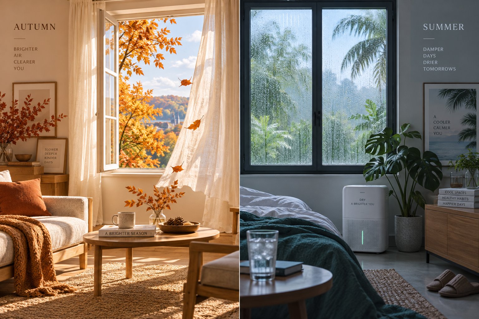 ventilation strategy shifts with the seasons %E2%80%94 autumn invites open windows while humid summers call for mechanical dehumidification
