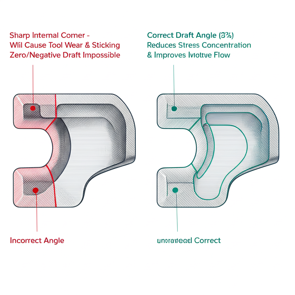 diagram of key dfm principles for optimizing forged part design