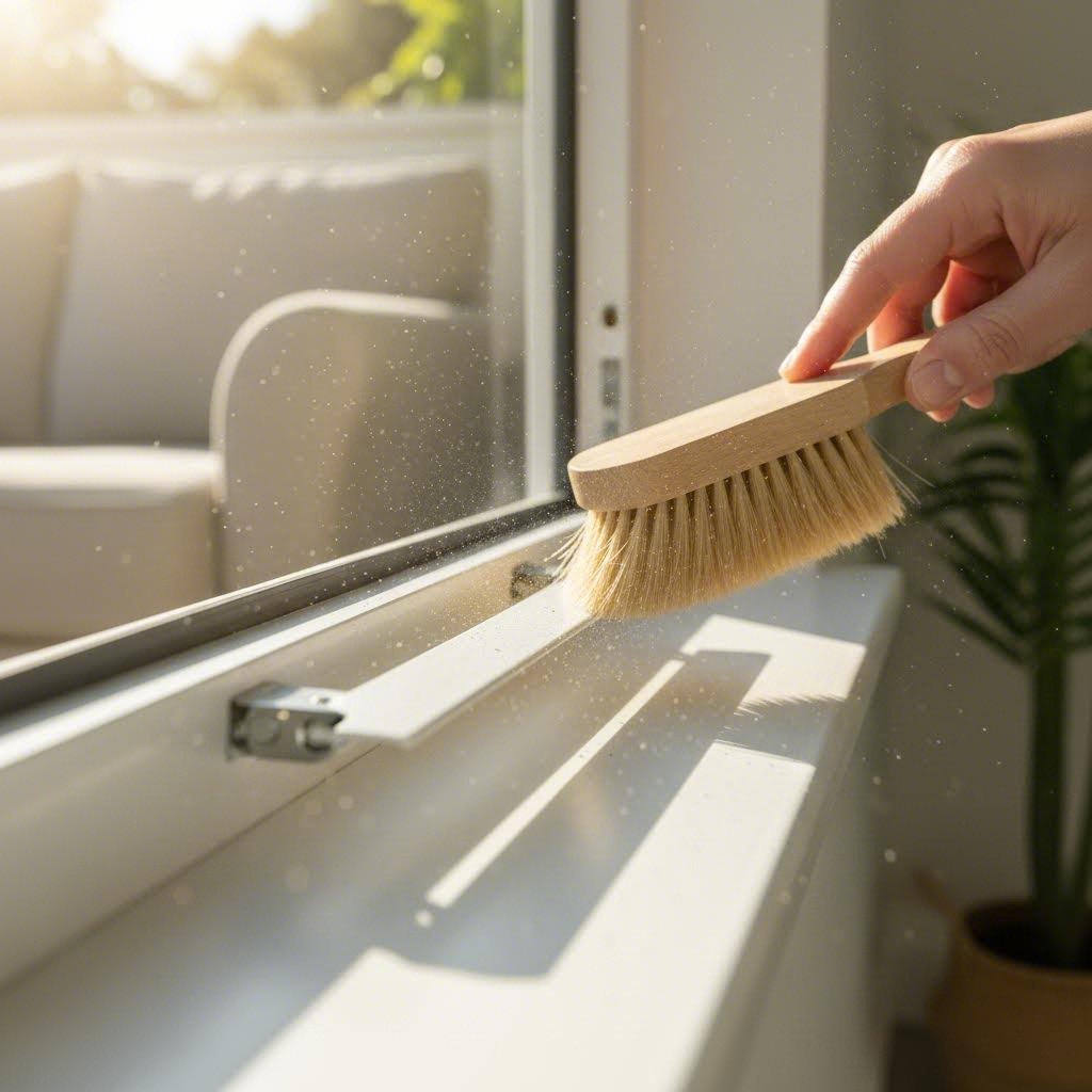 regular cleaning maintains optimal airflow through upvc window trickle vents
