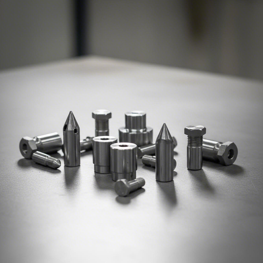 essential stripper plate components including pilot punches and spring retainers