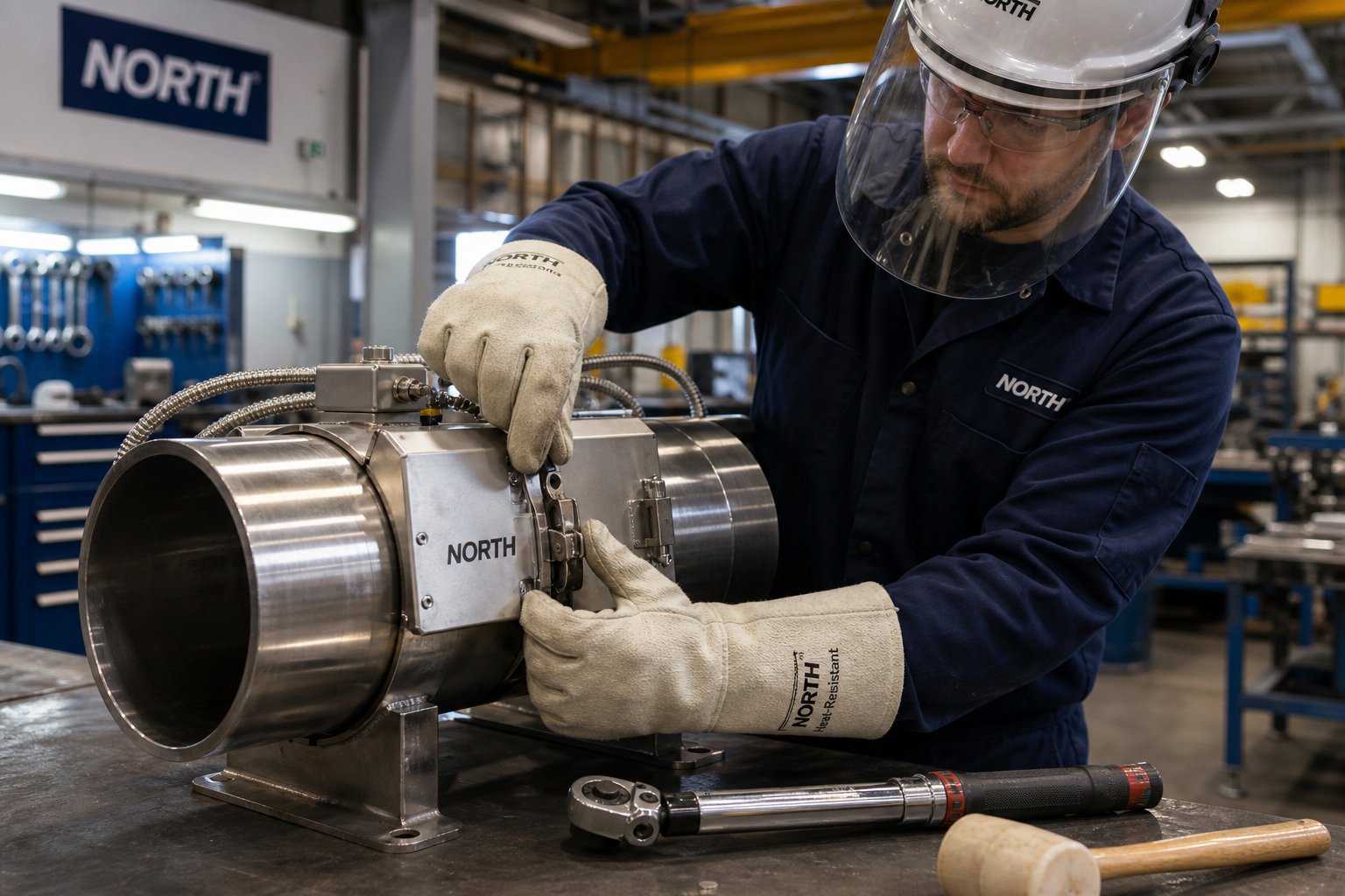 proper heater band installation requires a clean barrel surface even clamping and correct torque to prevent premature burnout