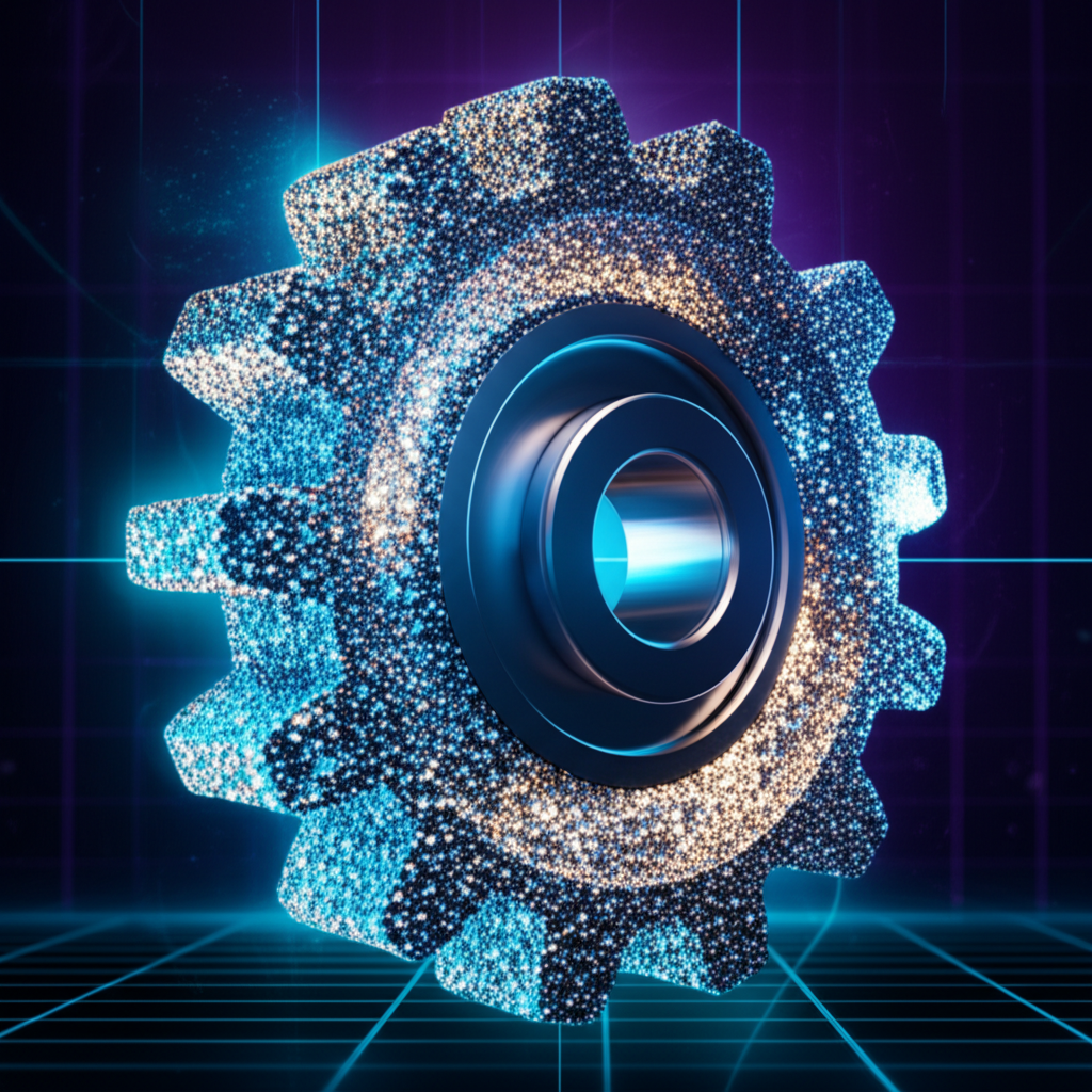 conceptual art of precision forgings effect on metal grain structure