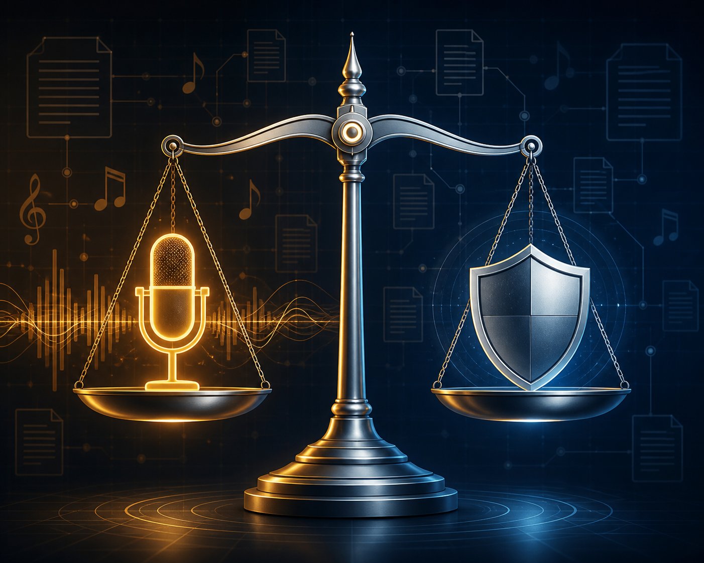 balancing creative freedom with legal and ethical considerations in ai voice cloning