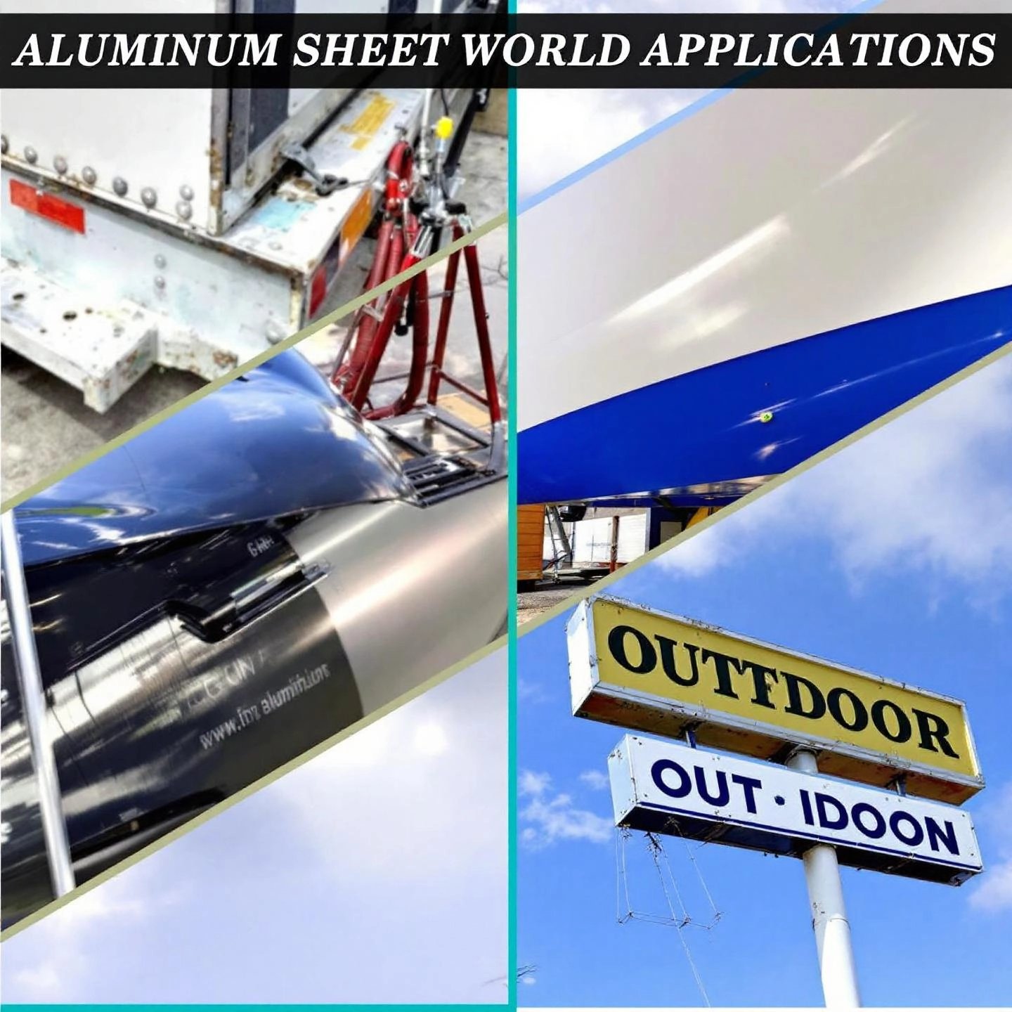 aluminum sheet metal applied in trailers boats vehicles and signage