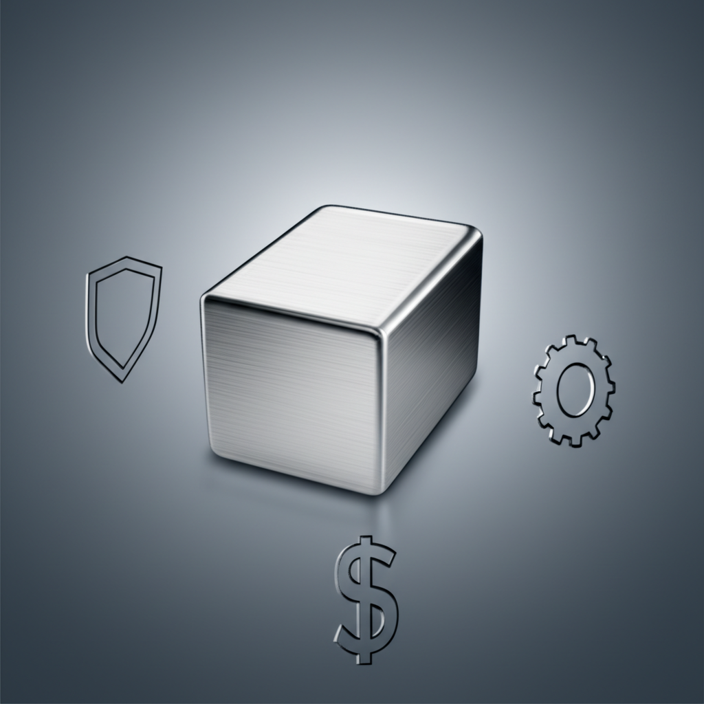 diagram illustrating the key benefits of 304 stainless steel for machining
